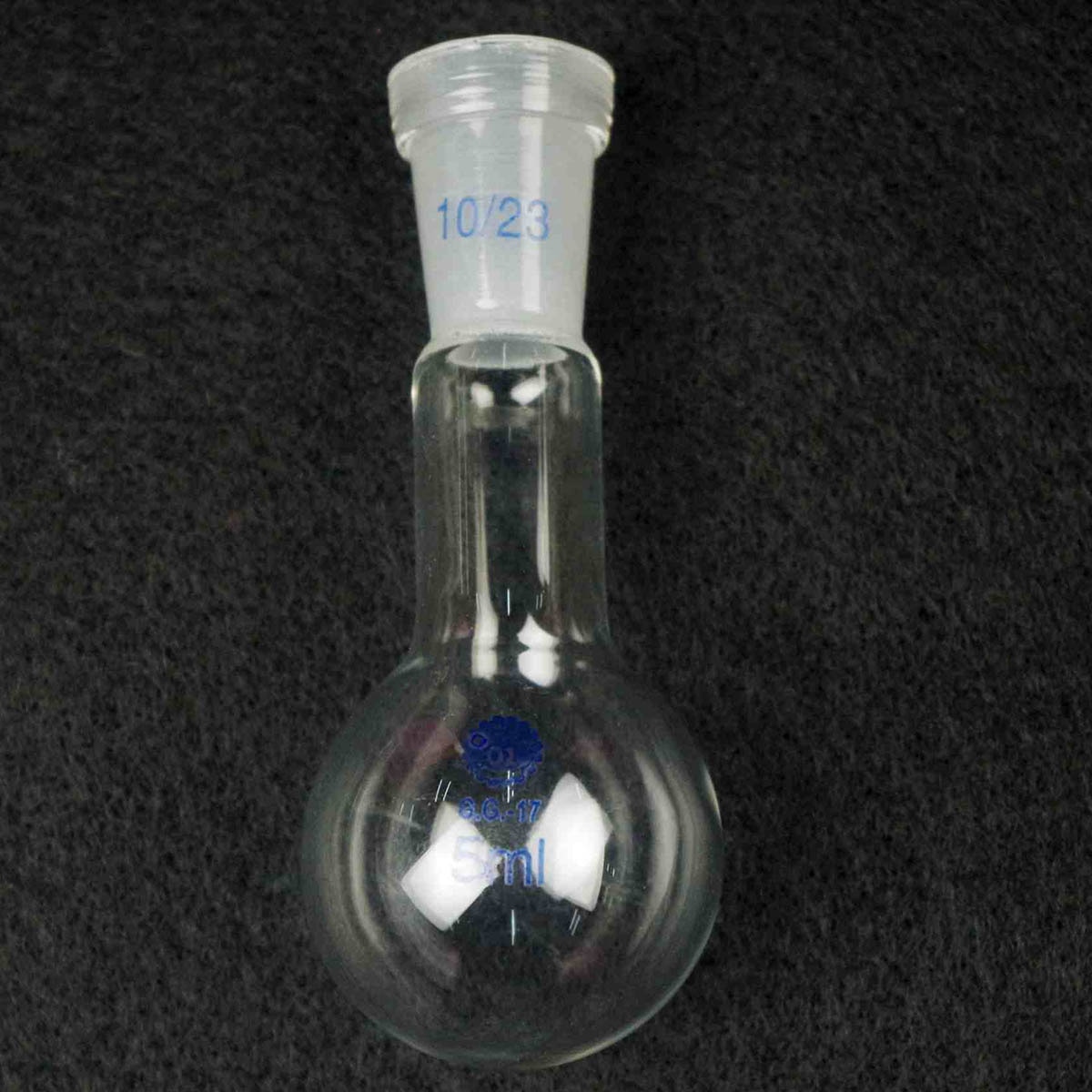 5ml 10/19 Joint Borosilicate Glass Flask Round Botto..
